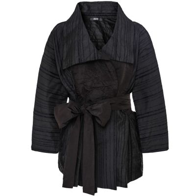 Pleated Wrap Jacket