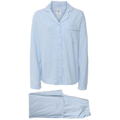 Cotton Marl Long Pajamas