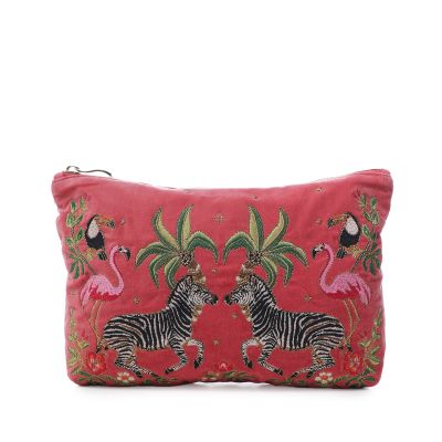 Wild Zebra Palm Everyday Pouch