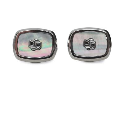 Mother-of-Pearl Monogram Cufflinks