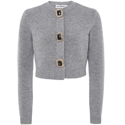 Cropped Wool Cardigan