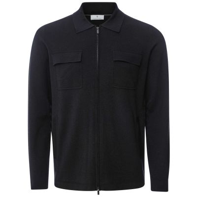 Merino Zip Pocket Cardigan
