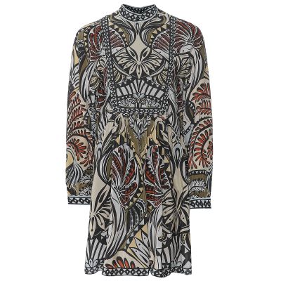 Balamana Printed Mini Dress