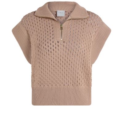 Gaines Half-Zip Knit Vest