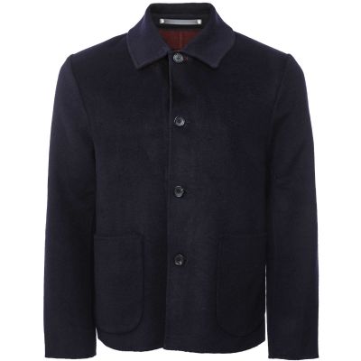 Double-Face Wool Short Coat