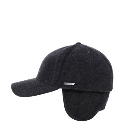 Wool Cashmere Ear Flap Baseball Cap