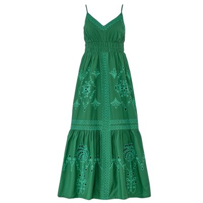 Blair Cotton Poplin Maxi Dress