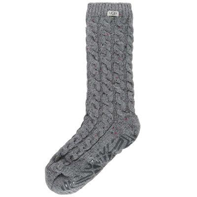 Elowyn Cable Knit Fleece Lined Socks