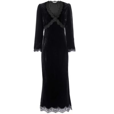 Alessi Velvet Midi Dress