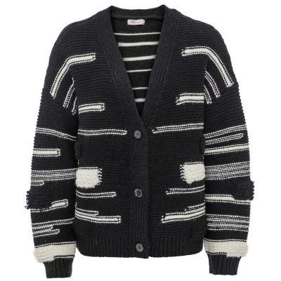 Striped Detail Cardigan