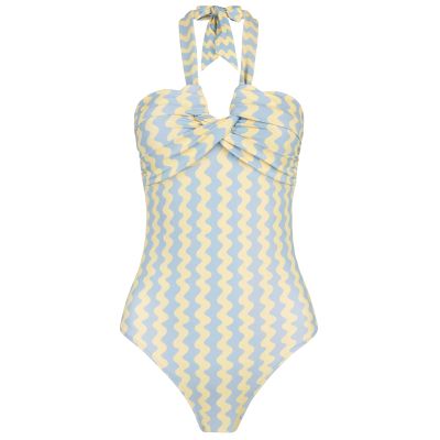 Wavy Stripe Swimsuit
