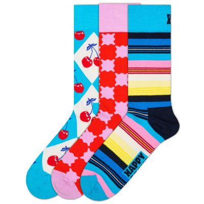 Checks & Stripes Socks 3 Pack