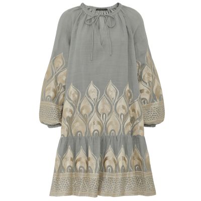 Phoenix Embroidered Mini Dress