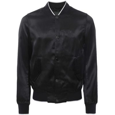 Satin Bomber Jacket