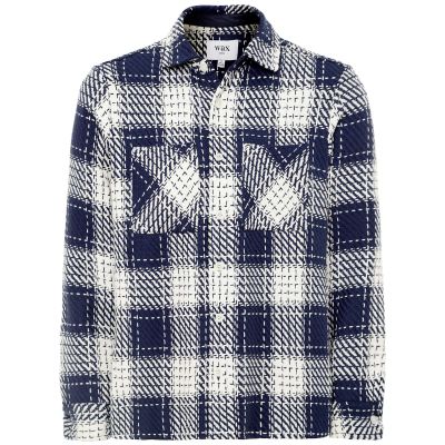 Beatnik Check Whiting Overshirt