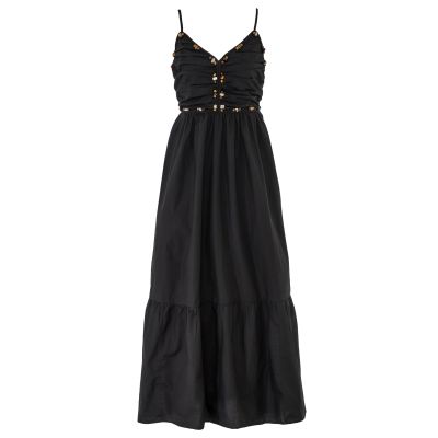 Ivana Cotton Poplin Maxi Dress