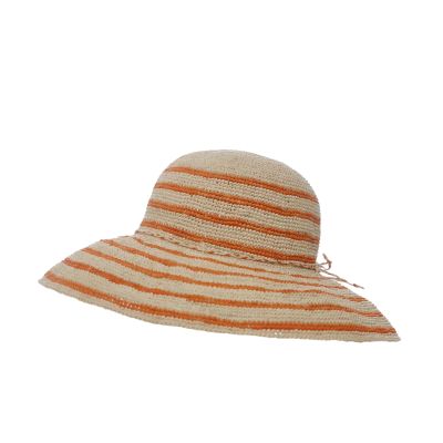 Raffia Stripe Hat