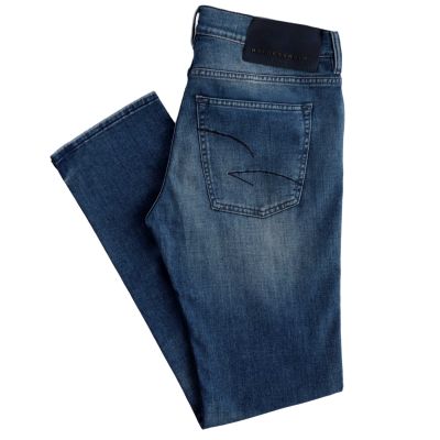 Slim Fit Distressed Jeans