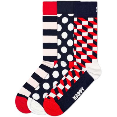 Classic Filled Optic Socks 3 Pack