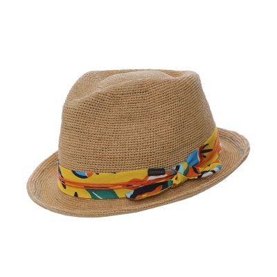 Raffia Crochet Fedora
