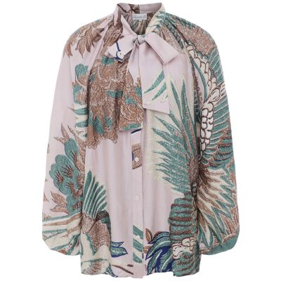 Crane Pussy Bow Blouse