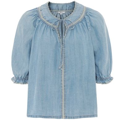 Belina Tie-Neck Blouse
