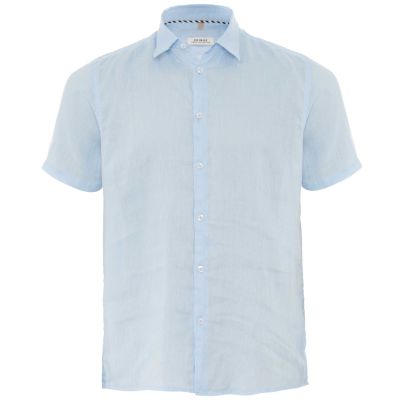 Short-Sleeve Linen Shirt