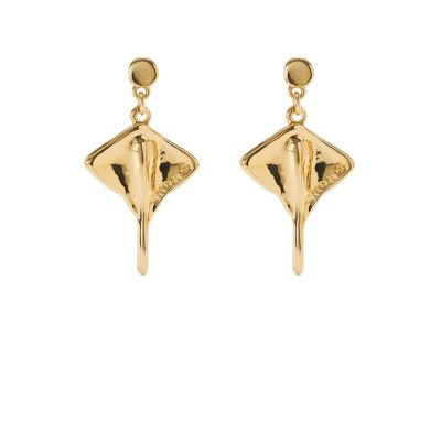 Majestuosa Manta Ray Drop Earrings