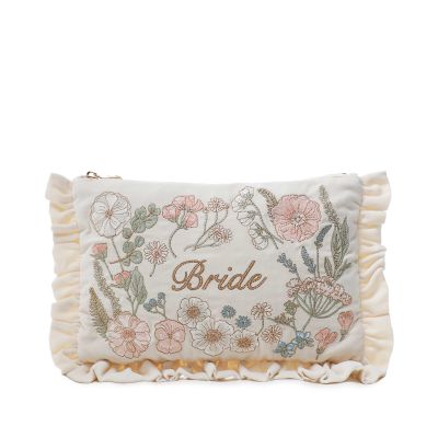 Pressed Flowers Bride Pouch