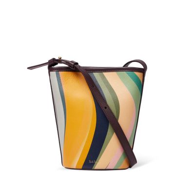 Swirl Bucket Crossbody Bag