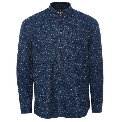 Animal Print Corduroy Shirt