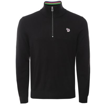 Half-Zip Zebra Jumper