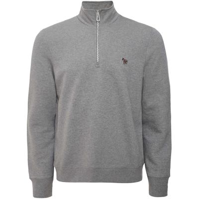 Half-Zip Zebra Sweatshirt