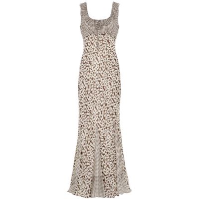 Dahlia Gingham Maxi Dress