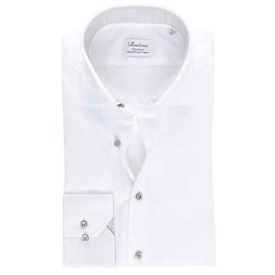 Fitted Body Contrast Trim Shirt