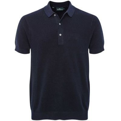 Knitted Masons Flat Polo Shirt