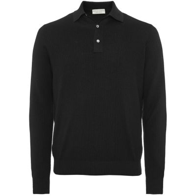 Merino Herringbone Polo