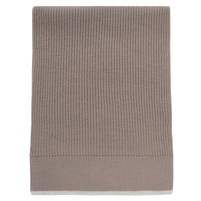 Rib Knit Tipped Scarf