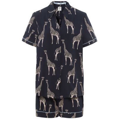 Giraffe Print Short Pyjama Set