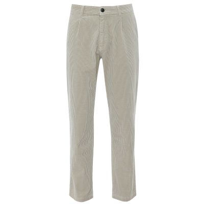 Pleated Corduroy Chino Pants