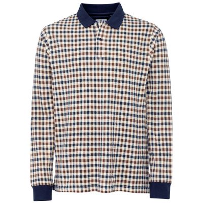 Long Sleeve Club Check Polo