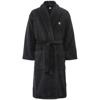 Towelling Zebra Dressing Gown