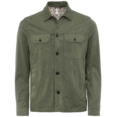Faux Suede Overshirt