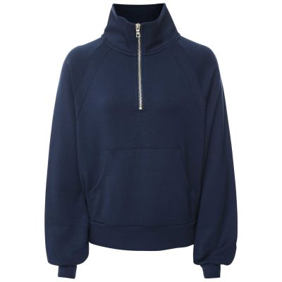 LuxeComfort Scuba Half Zip Sweatshirt