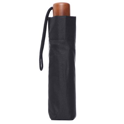 Compact Signature Stripe Trim Umbrella
