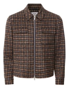 Wax London Wool Check Osier Jacket
