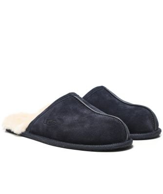 UGG Suede Sheepskin Scuff Slippers