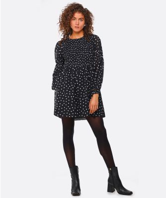 Printed Mini Dress