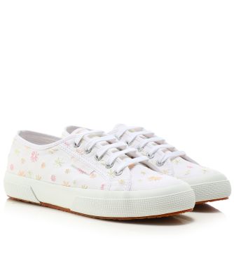 Superga Women's 2750 Flowers Embroidery Trainers
