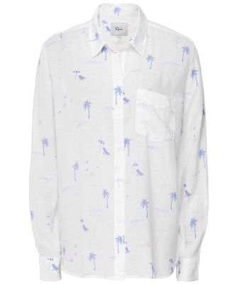 Rails Women's Charlie Palmtree Linen Shirt